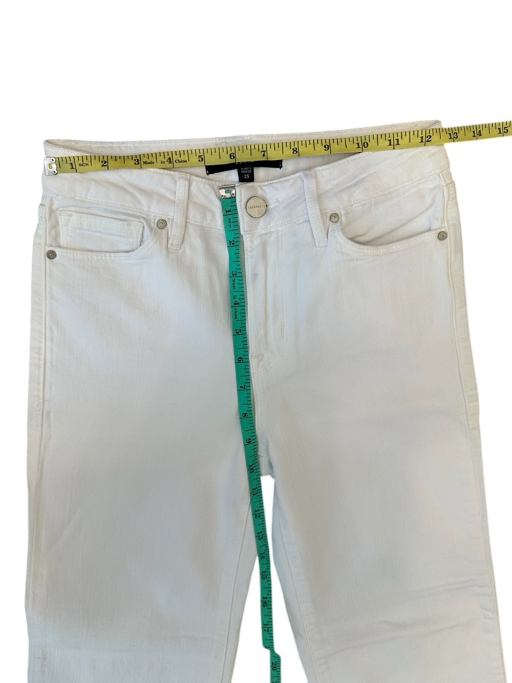 SANCTUARY Denim Robbie Cropped Flare Jeans White Women Size 25 $169 MSRP NWOT - Picture 11 of 15